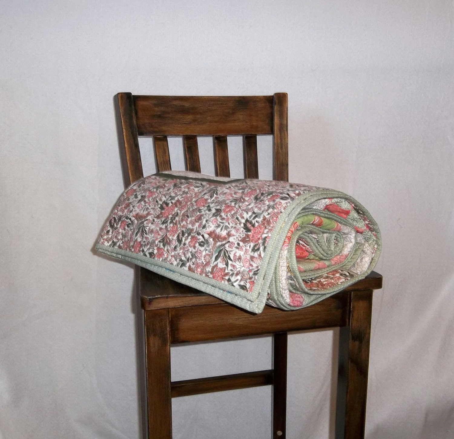 Spring Hearts Patchwork Quilt