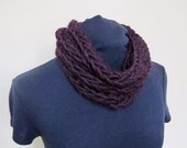 nob hill cowl // plum