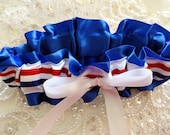 Red-White and Blue Patriotic Garter-Stylish and Pretty for Fourth of July