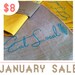 SALE Eat Local Mustard Yellow Linen Tea Towel