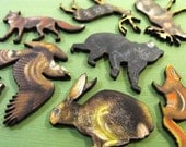 Woodland Animals and Creatures - Collection of 8 Wood Cut Out Pieces