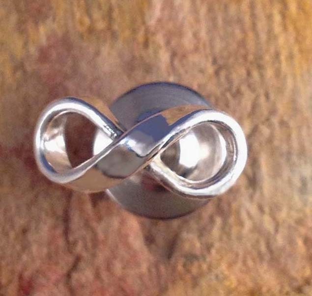Infinityl Pin Tie Tack by donnaodesigns