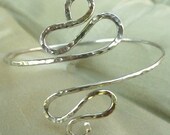 PLUS SIZE - Egyptian Goddess Upper Arm Cuff, Armband, Armlet - Comes in Silver or Gold Too