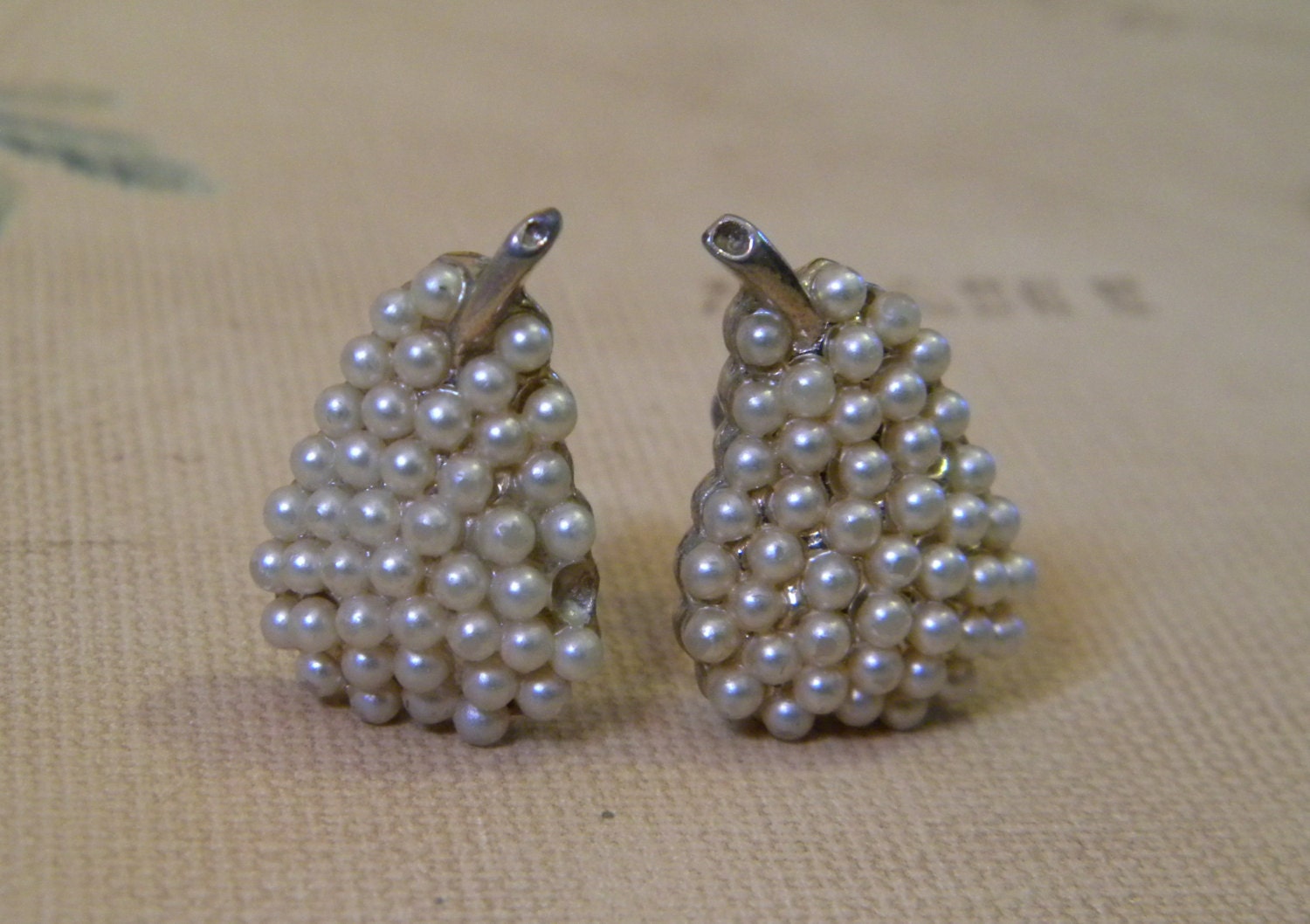 Perfect Pair Vintage Faux Pearl Earrings