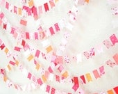 Sugary Sweet Kisses Paper GARLAND 30', Wedding, Bridal shower, Home Decor, Birthday, Children