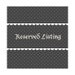 Reserved listing - please do not buy unless you were sent this link directly from me