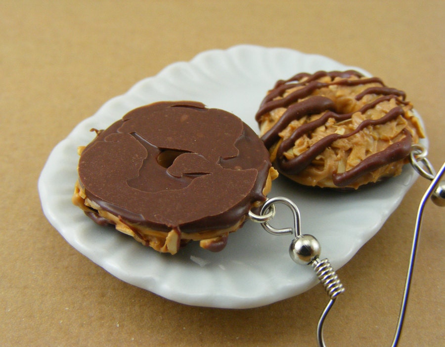 Caramel deLites - Girl Scout Cookie Earrings