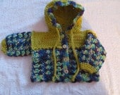 6 to 12 month Hooded Baby Girl Sweater