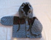 6 to 12 month Hooded Baby Boy Sweater