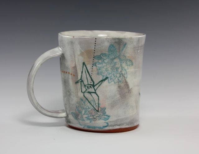 Origami Swan Mug