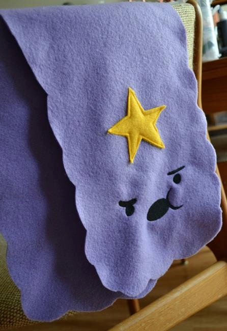 Adventure Time Inspired Lumpy Space Princess scarf