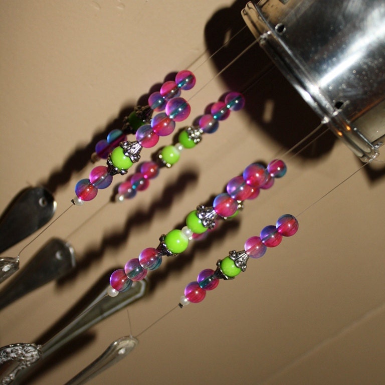 Better Hold On - Silverplated Spoon Wind Chime - Two Handle Cup