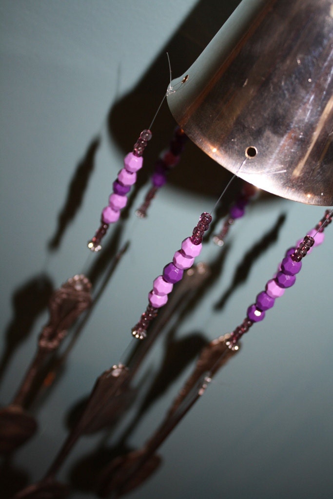 Wine... Good to the Last Drop - Silverplate Spoon Wind Chime