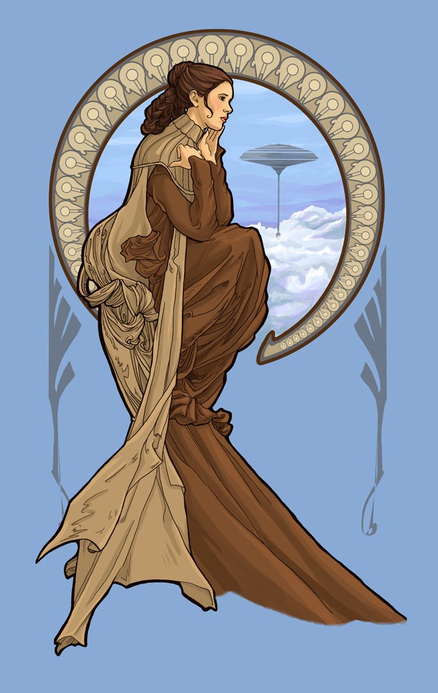 Bespin Leia Nouveau Large Print