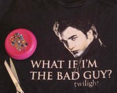 U Pick Twilight Edward Halter Top Tube Top UPcycled t shirt Customized YOUR SIZE Team Edward
