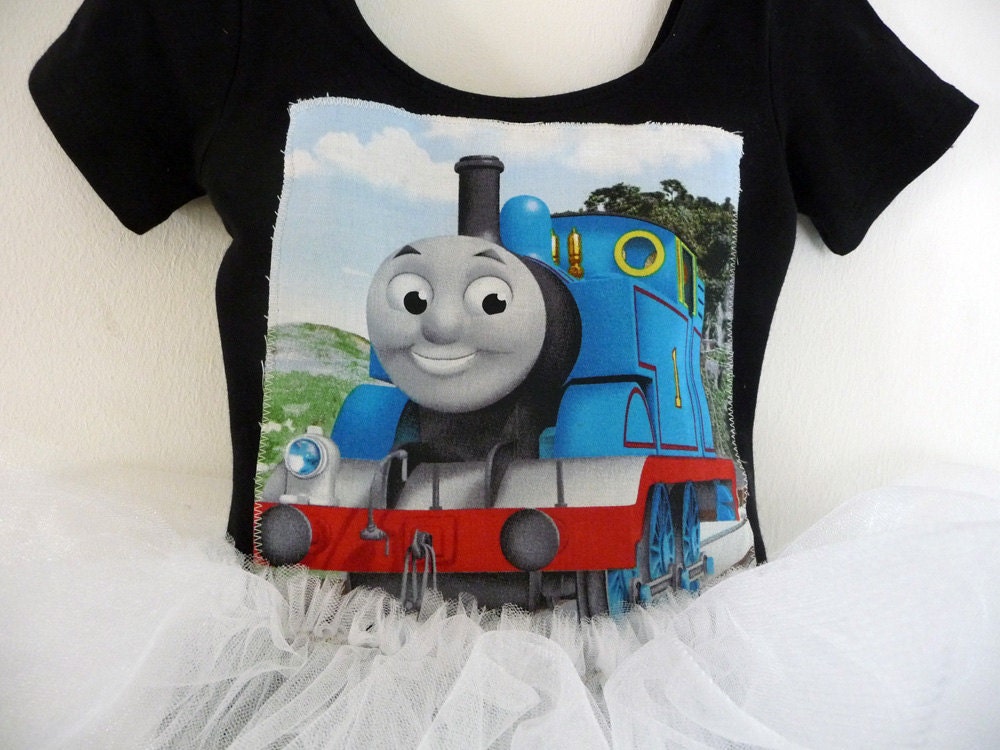 THOMAS THE TRAIN Leotard Tutu - Personalized Birthday Tutu -  Sizes 18/24 months, 2/4 years, 4/6 years, 6/8 years and up