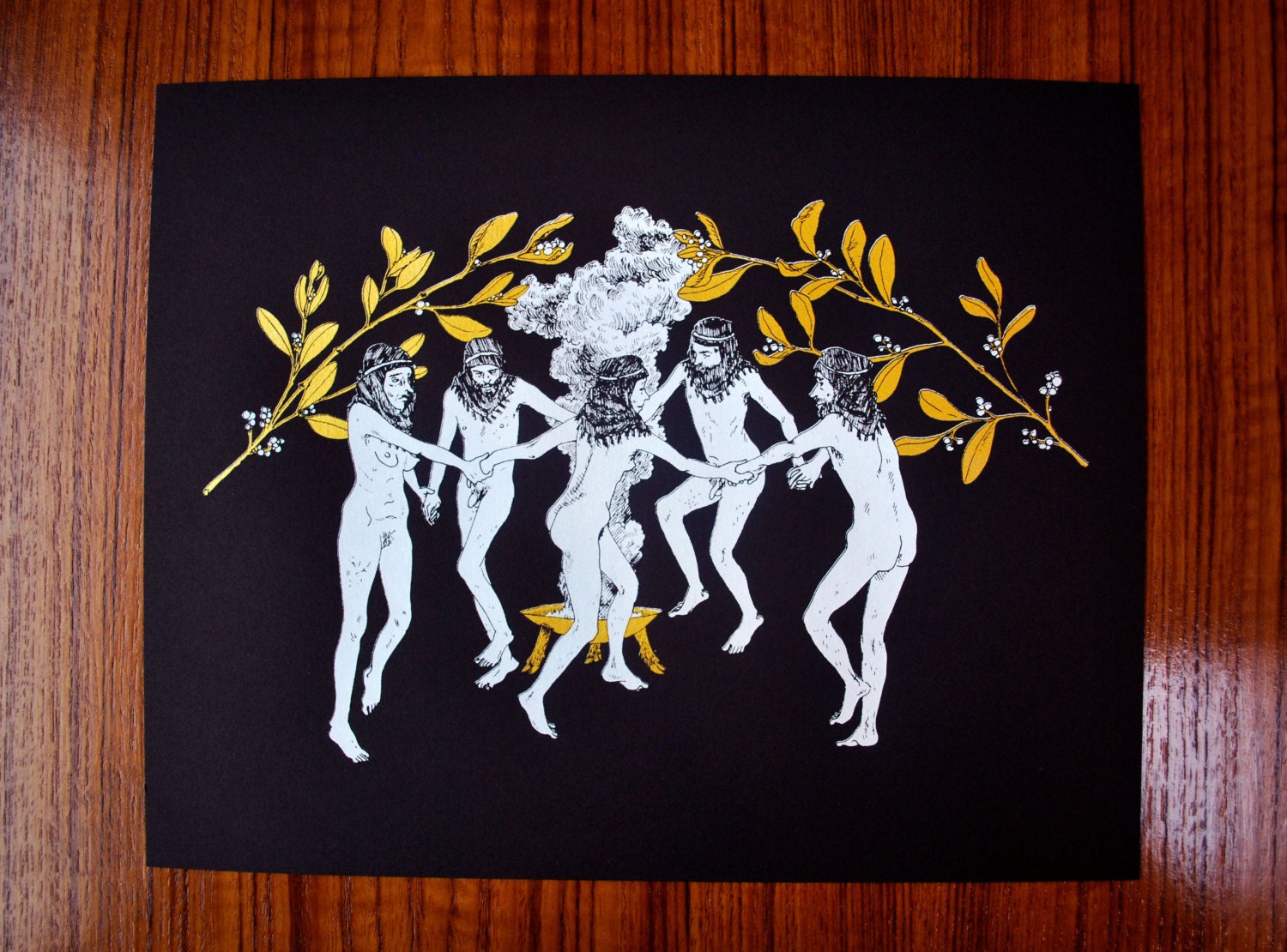 Witches Dance silkscreen print