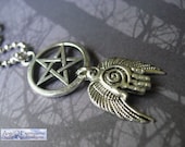 Castiel He Who Raised You From Perdition Protection Pentagram Necklace