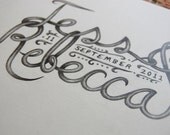 Custom Hand-Lettering (Wedding/Anniversary)