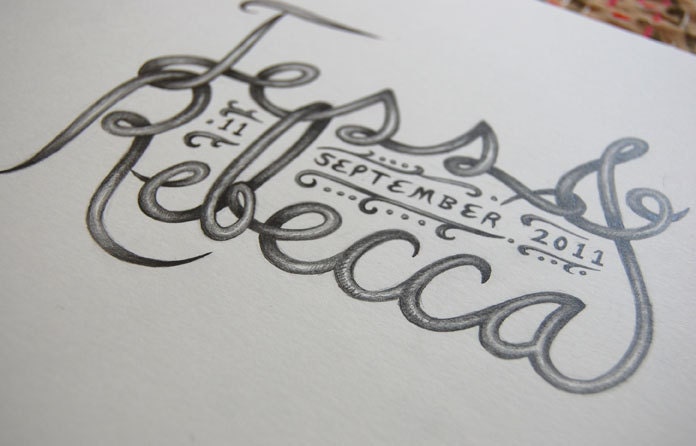 Custom Hand-Lettering (Wedding/Anniversary)