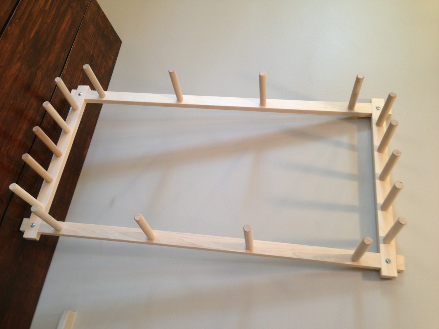 10 Yard Hard Maple Warping Board for a Weaving Loom