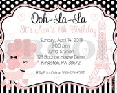New- DIY Printable Personalized Poodle Invitations - You Print