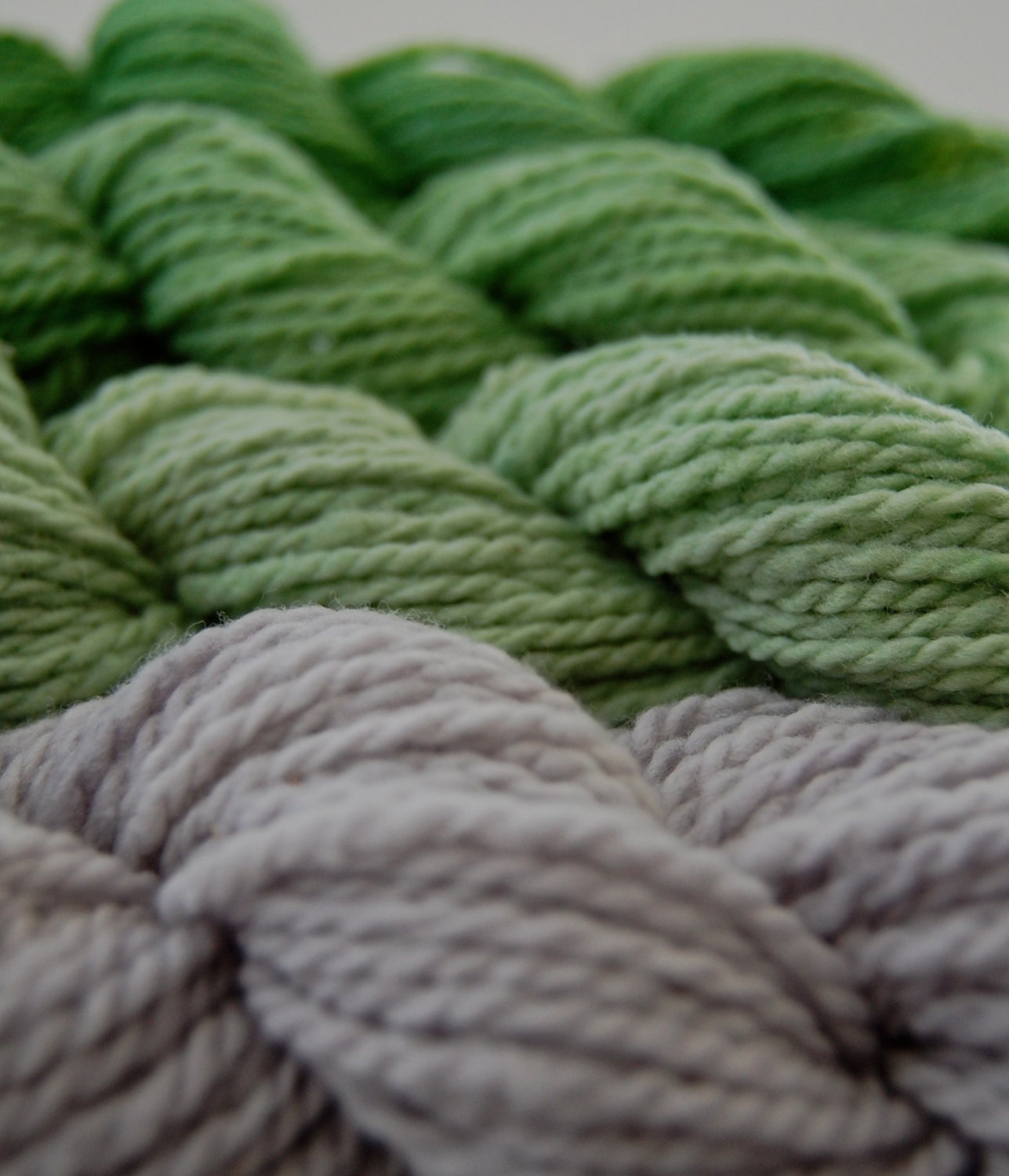 Emerald City Gradient  Dyed Mini Skeins Mountain Meadow Worsted Yarn