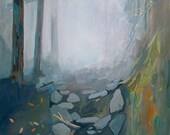 Foggy Trail - original painting