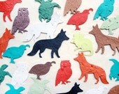 Woodland Animals Wedding Favor - Plantable Flower Seed Paper