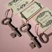 50 Hearts plus Skeleton Key Wedding Favors - Flower Seed - DIY Supplies