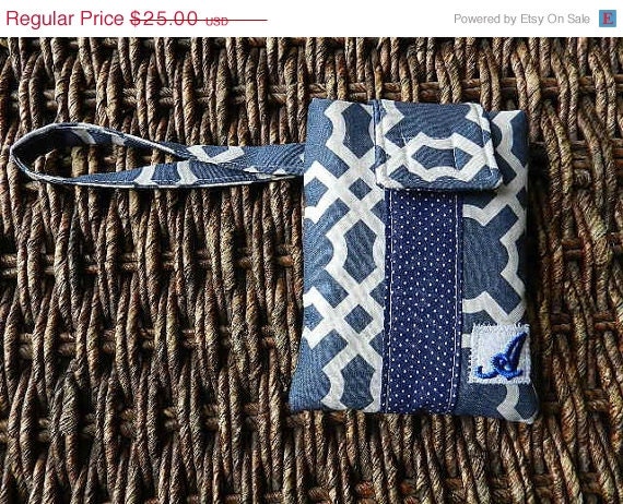 25% OFF Bridal Sale Cellphone iPod iPhone Wristlet Case with Personalized Monogram - Perfect Bridesmaids Gift Choose Your Own Fabric Style
