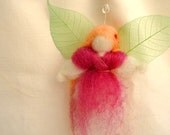 Fairy, wool, magic, blessing, needle felted, fantasy, art doll, Waldorf education