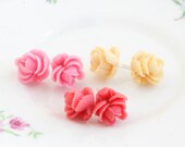 Sweet Flower Post Earrings - Choose Your Color
