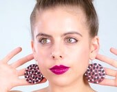 Leather earrings