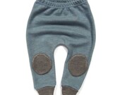 Blue Super Thick Merino Wool Pants - 12m