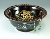 Earring jewery holder - wheel thrown stoneware pottery