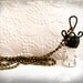 RESERVED for SoCalMalibuGirl Dandelion Seed Necklace, Glass Vial Wish Necklace, Wishie Necklace, Soldered Vial Necklace