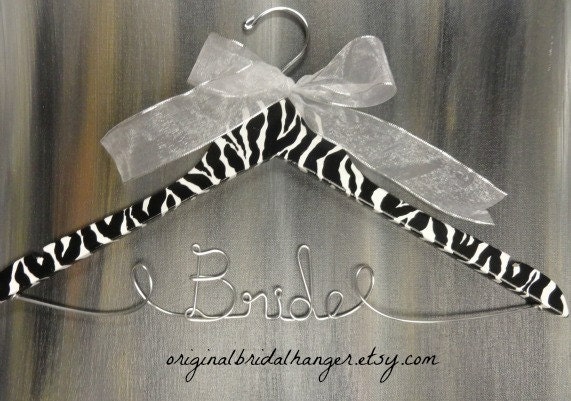 Wire Name Hangers Bridal Dress Hangers by OriginalBridalHanger