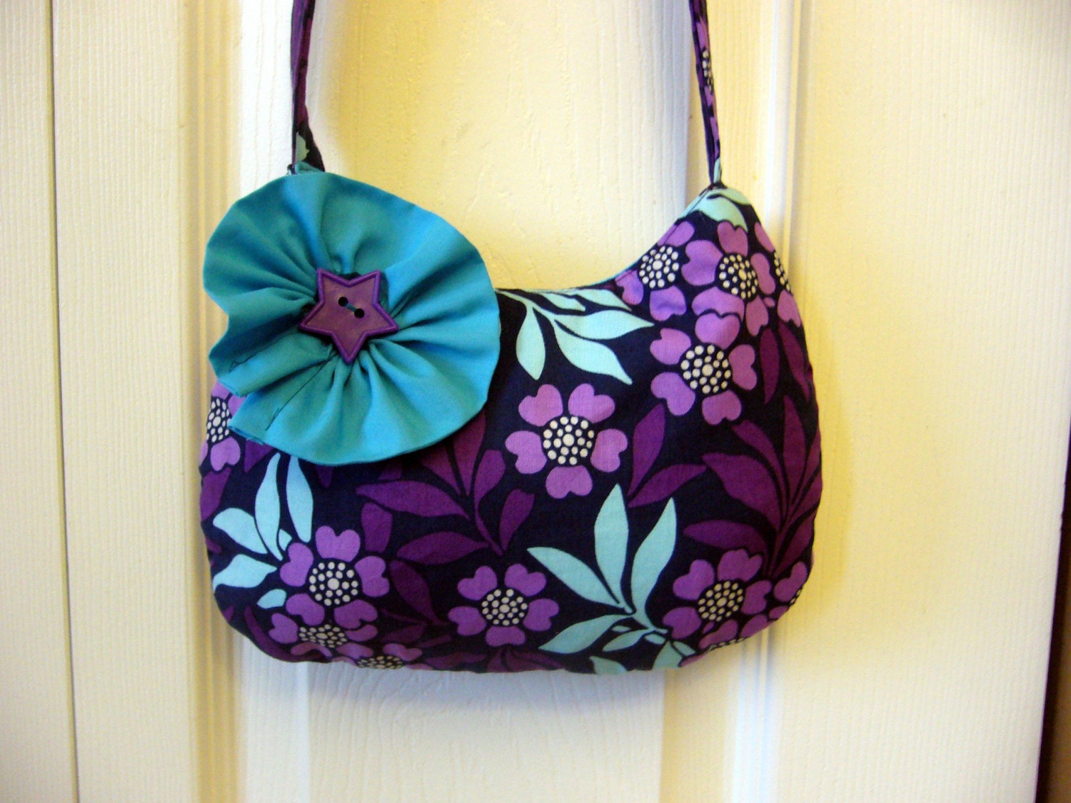 L'il Miss Mod Purse in Lady Lilac cute little girls purse flowergirl gift