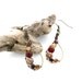 Guitar String Wire Wrapped Drop Earrings - Recycled Materials - Reclaimed - Reused - Repurposed - Upcycled - Eco Friendly