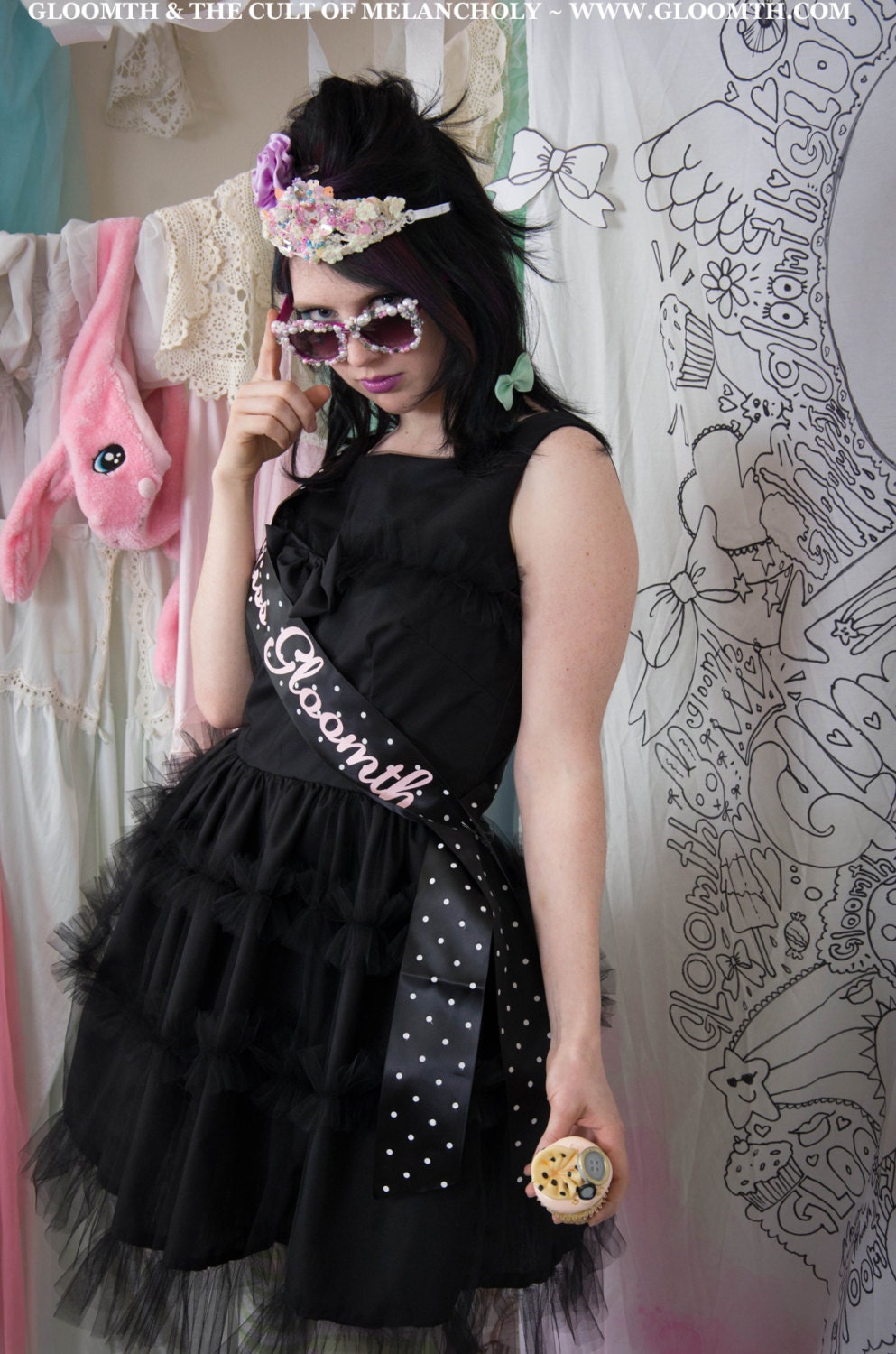 Gloomth Esme Retro Style Tulle Party Dress
