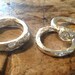 Primitive Wedding Rings set fine silver by cody sanantonio