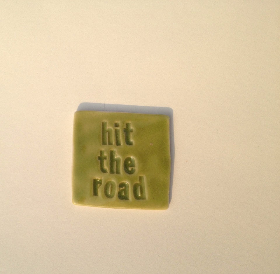 Porcelain Mosaic Phrase Tile hit the road