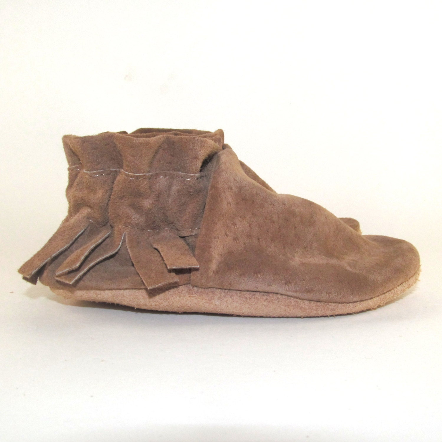 Leather Baby Shoes Moccasins Soft Sole Eco Friendly 6 to 12 Month