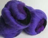 Batt Wool Merino CRUSADER Holey Moley Batt Art Fiber PHATFIBER May Feature Superhero Spin Felt Craft One - 2 oz Batt