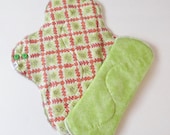 SET of 2 Cotton topped Cloth Pad  Set ..  8 & 10 inch Regular  Flow