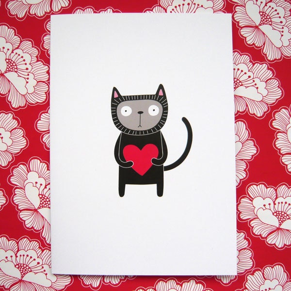 Card Heart - Greetings Card