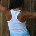 Suck It Up. Burnout A-Line Racerback Tank Size MEDIUM