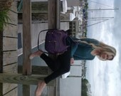 SALE - Ready to ship - 6 pocket Okinawa bag in plum
