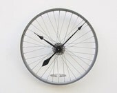 Recycled Bike Wheel clock